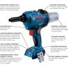 imageGRG18V3600CB24 18V Brushless Connected Rivet Tool Kit with 2 CORE18V 4 Ah Advanced Power BatteriesTool Only