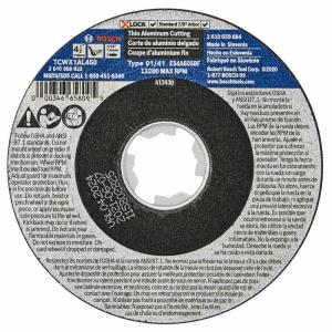 imageBOSCH CWX27M450 412 In x 098 In XLOCK Metal Cutting Abrasive Wheel 30 Grit Compatible with 78 In Arbor Type 27A ISO 42 for Applications in Metal CuttingType 1A Metal