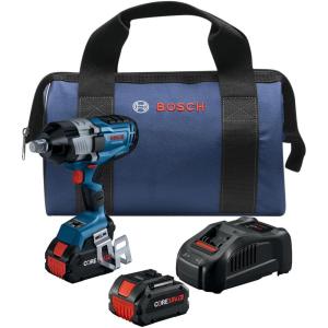 imageBOSCH GDS18V1180CN PROFACTOR 18V ConnectedReady 34 In Impact Wrench with Friction Ring and ThruHole Bare Toolw 2 18V 8 Ah Batteries