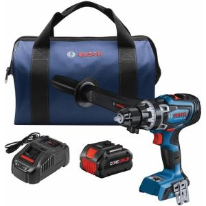 imageBOSCH GSR18V1330CB14 PROFACTOR 18V ConnectedReady 12 In DrillDriver Kit with 1 CORE18V 8 Ah High Power BatteryDrillDriver Kit