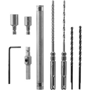 imageBosch TCHC9 SDSPlus Universal Concrete Screw Installation 9 pc Kit