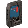 imageBOSCH GPL 3 ThreePoint SelfLeveling Alignment Laser Includes 3 AA Batteries Multipurpose Attachment Mounting Strap Recalibration Wrench Pouch ampamp Carrying Case