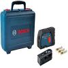 imageBOSCH GPL 3 ThreePoint SelfLeveling Alignment Laser Includes 3 AA Batteries Multipurpose Attachment Mounting Strap Recalibration Wrench Pouch ampamp Carrying Case