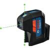 imageBOSCH GPL10030G GreenBeam SelfLeveling Alignment Laser Includes 2 AA Batteries BuiltIn Multipurpose Mount ampamp Hard Carrying CaseLaser Laser