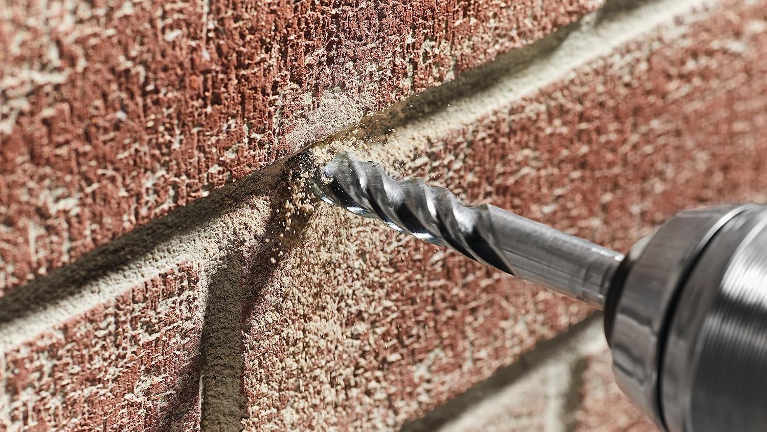 imageBosch BM2004 732inch Fast Spiral Rotary Masonry Drill Bit for Brick and Block 732quot X 2quot X 4quot