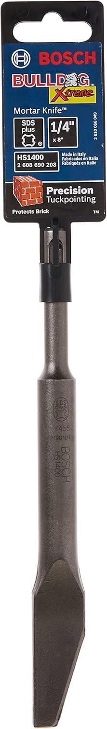 imageBosch HS1402 18 In Mortar Knife SDSplus Bulldog Xtreme Hammer Steel14