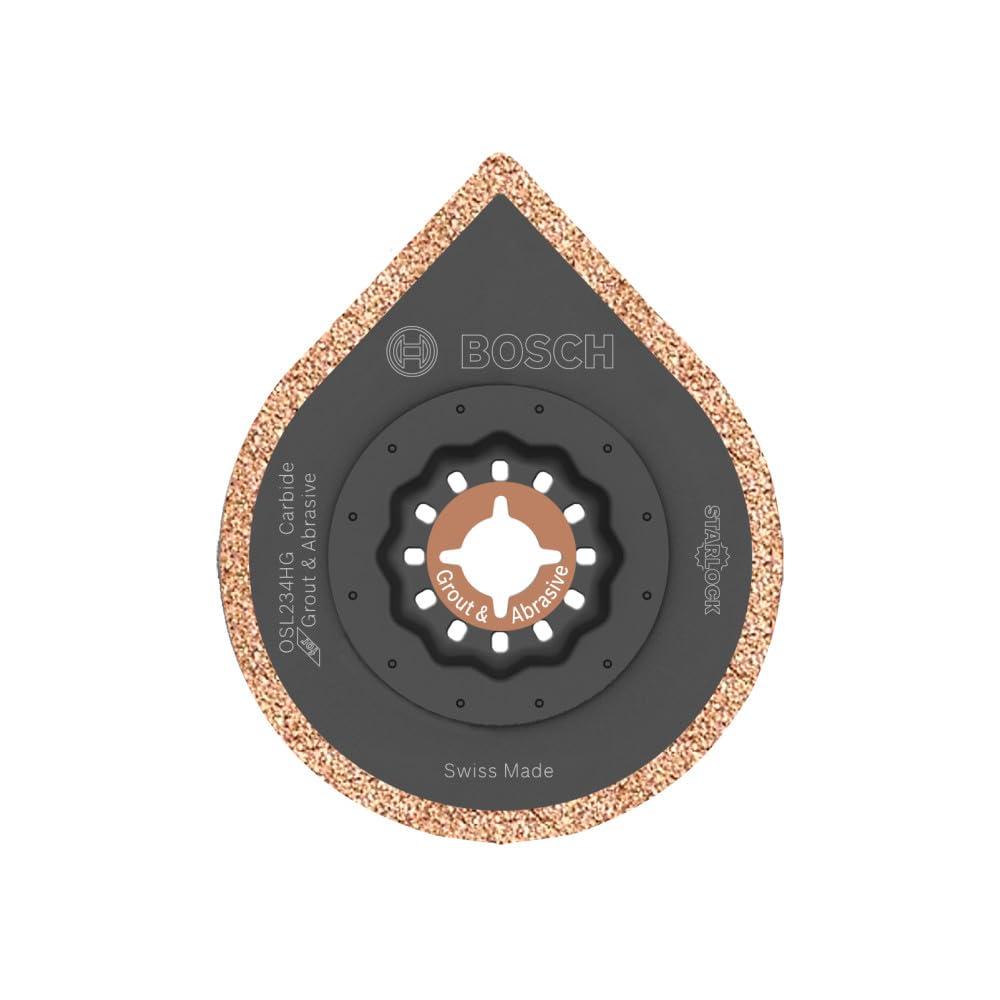 imageBosch OSL200CR 2 in Starlock Oscillating Multi Tool Carbide Grit Sanding Finger234 In