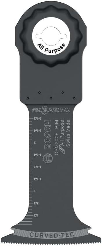 imageBosch OSM200F 2 in StarlockMax Oscillating Multi Tool BiMetal Plunge Cut Blade