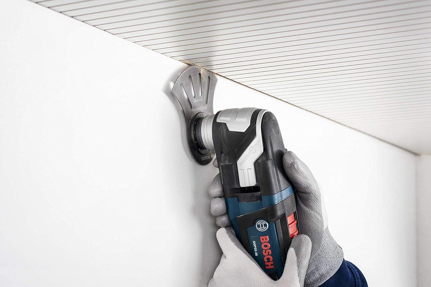 imageBosch OSM400F 4 in StarlockMax Oscillating MultiTool BiMetal Segment Saw Blade