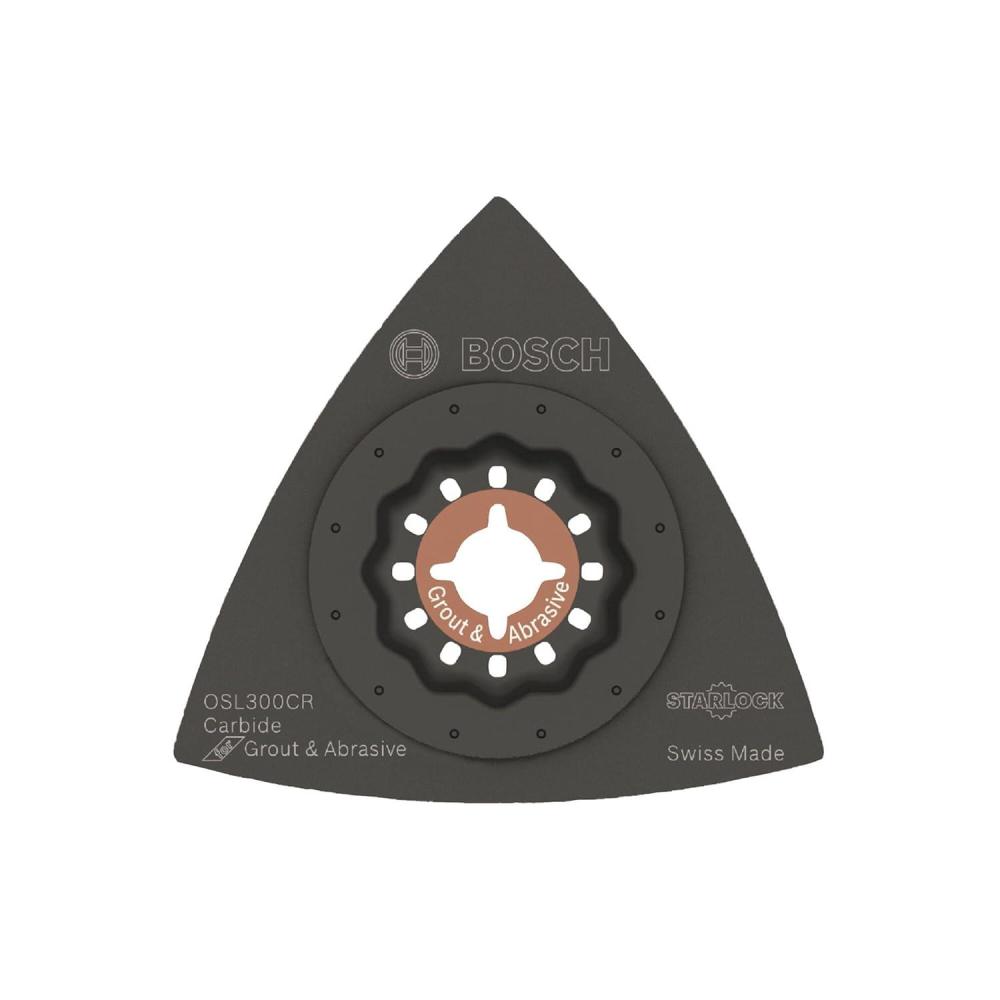 imageBosch OSL200CR 2 in Starlock Oscillating Multi Tool Carbide Grit Sanding Finger3 In