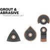 imageBOSCH OSM212CG 1Piece 212 In x 18 In StarlockMax Oscillating Multi Tool Grout ampamp Abrasive Carbide Grit Segmented Saw Blade for ExtremeDuty Applications in Grout Removal