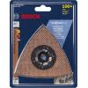 imageBOSCH OSM450CR10 1Piece StarlockMax 100Grit Oscillating MultiTool Carbide Delta Sanding Pad for ExtremeDuty Application in Grout and Abrasive