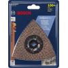 imageBOSCH OSM450CR4 1Piece StarlockMax 40Grit Oscillating MultiTool Carbide Delta Sanding Pad for ExtremeDuty Application in Grout and Abrasive