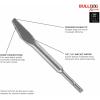 imageBosch HS1402 18 In Mortar Knife SDSplus Bulldog Xtreme Hammer Steel8 in
