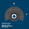 imageBosch OSL312F 312 in Starlock Oscillating Multi Tool BiMetal Flush Cut Blade1 Count Pack of 1