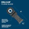 imageBosch OSL312F 312 in Starlock Oscillating Multi Tool BiMetal Flush Cut Blade114 In