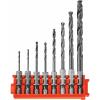 imageBOSCH ITDDV08C  8 pc Driven Impact Black Oxide Drill Bits with Clip for Custom Case System
