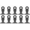 imageBOSCH OSL212JF10 10Pack 212 In Starlock Oscillating Multi Tool Wood CurvedTec BiMetal Xtraclean Plunge Cut Blades for Applications in Cutting Hardwood