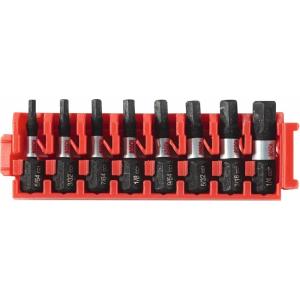 imageBOSCH ITDHV108C  8 pc Driven 1 in Impact Hex Insert Bits with Clip for Custom Case System