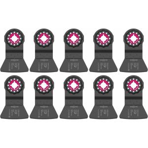 imageBOSCH OSL200RS10 10Pack 2 In Starlock Oscillating Multi Tool Soft Materials HighCarbon Steel Rigid Scraper Blade for Removing Tough Sealants Adhesives Paint