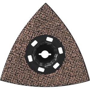 imageBOSCH OSM450CR4 1Piece StarlockMax 40Grit Oscillating MultiTool Carbide Delta Sanding Pad for ExtremeDuty Application in Grout and Abrasive