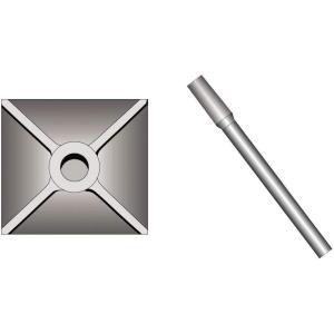 imageBosch 5 In x 5 In SDSmax Tamper Plate Hammer Steel HS1828 with Bosch HS1927 9 In Tamper Plate Spade SDSmax Hammer Steel