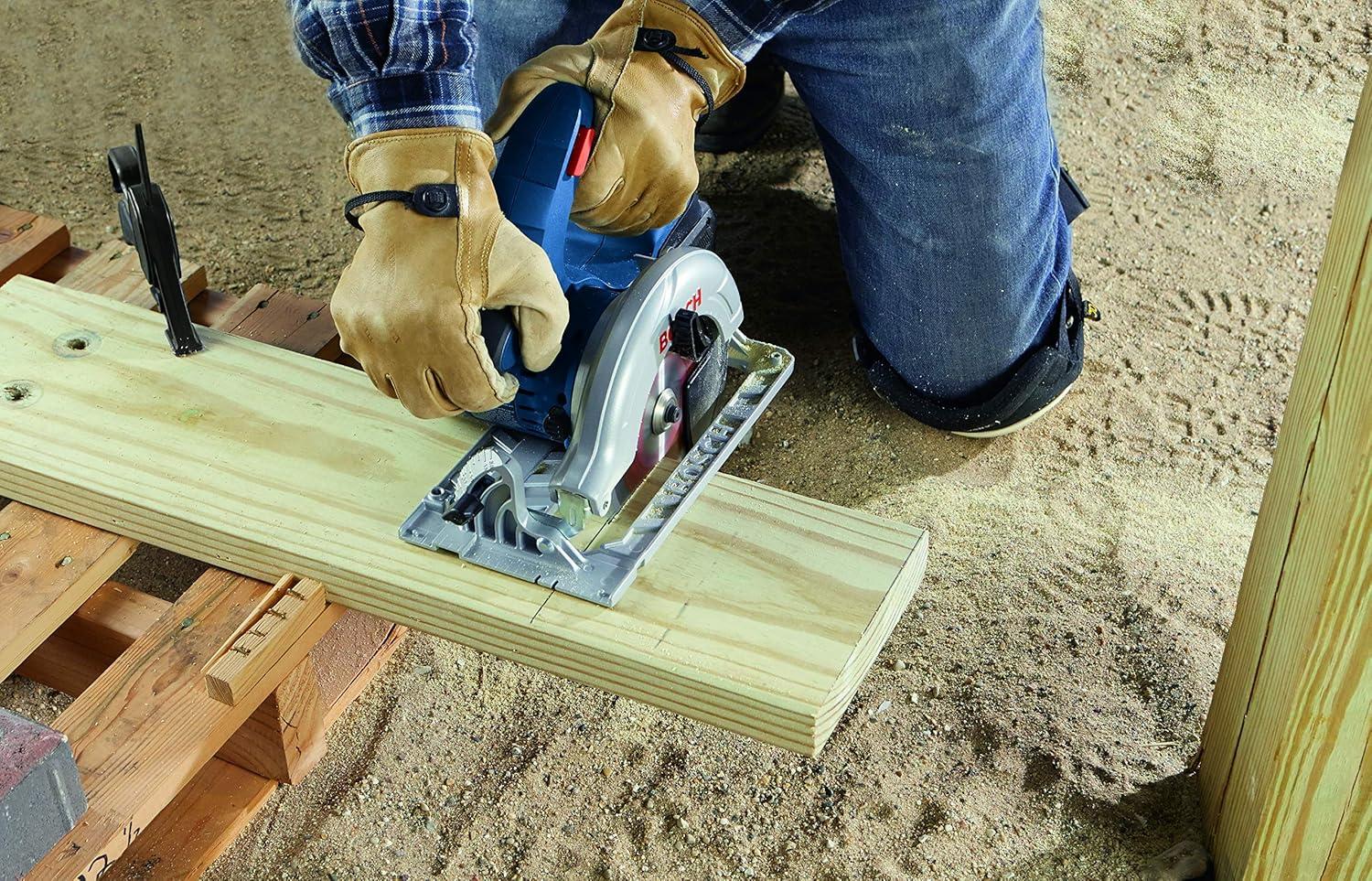 imageBosch CCS180B14A 18V 612 In Circular Saw Kit with 1 CORE18V 80 Ah Performance Battery