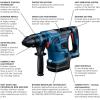 imageBOSCH GBH18V34CQN PROFACTOR 18V ConnectedReady SDSplus Bulldog 114 In Rotary Hammer Bare Tool