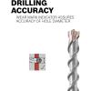 imageBOSCH HC5091 112 in x 21 in SDSmax SpeedX Carbide Rotary Hammer Bit for Concrete Drilling2 Diameter