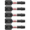 imageBOSCH ITSQ235B 10Pack 312 In Square 2 Impact Tough Screwdriving Power Bits1 In