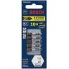 imageBOSCH ITSQ235B 10Pack 312 In Square 2 Impact Tough Screwdriving Power Bits1 In