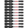 imageBOSCH ITSQ235B 10Pack 312 In Square 2 Impact Tough Screwdriving Power Bits2 In