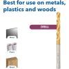 imageDremel 628HP 7 Piece TitaniumCoated Rotary Drill Bit Set  Ideal for Wood and Soft Metals Drilling