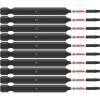 imageBOSCH ITSQ235B 10Pack 312 In Square 2 Impact Tough Screwdriving Power Bits312 In
