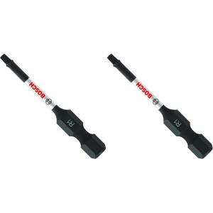 imageBOSCH ITSQ235B 10Pack 312 In Square 2 Impact Tough Screwdriving Power Bits2 Inch Pack of 2