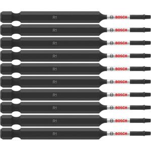 imageBOSCH ITSQ235B 10Pack 312 In Square 2 Impact Tough Screwdriving Power Bits312 In