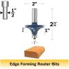 image:imageBOSCH 85434M 2Inch Diameter 34Inch Cut Carbide Tipped Roundover Router Bit 12Inch Shank With Ball Bearing