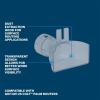 image:imageBOSCH RA1132 Edge Routing Dust Extraction Hood for Colt Palm Routers Transparent Design for Clear Work Visibility amp Efficient Dust Capture