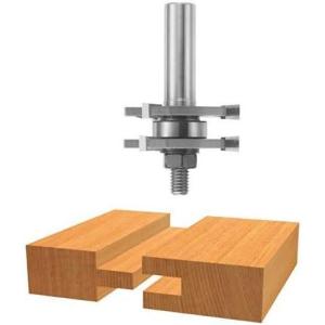 image:imageBosch 84624MC 178 in x 14 in CarbideTipped Tongue and Groove Router Bit