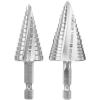 image:imageBosch IMSDC003 3 pc HighSpeed Steel Impact Tough Turbo Step Drill Bit Set2pc Impact