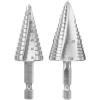 image:imageBosch IMSDC003 3 pc HighSpeed Steel Impact Tough Turbo Step Drill Bit Set2pc Impact
