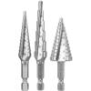 image:imageBosch IMSDC003 3 pc HighSpeed Steel Impact Tough Turbo Step Drill Bit Set3pc Impact