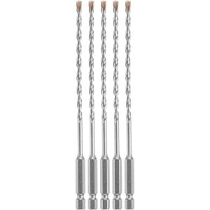 image:imageBosch 5 pc 316 in X 6 in Hex Shank Hammer Drill Masonry Bits LBHX0035