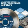 image:imageBOSCH DB045S3 45 in 3Pc Diamond Blade Set Includes Segmented Turbo Continuous Diamond Blades and Reducing Rings