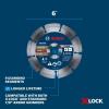 image:imageBOSCH DBSX0602 6 in XLock Premium Segmented Rim Diamond Blade  5X Faster Change Max Durability  Reinforced Concrete Stone  XLock amp Standard Angle Grinders6 DIAMETER