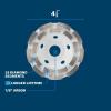 image:imageBOSCH DCDR04501 412 in Double Row Segmented Diamond Cup Wheel  Longer Life Effective Grinding  Concrete Mortar  Small Angle Grinders