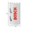 image:imageBosch HBT600 6 in BiMetal M42 Hole Saw1116