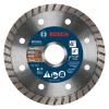 image:imageBOSCH DBT0501 5 in Turbo Rim Diamond Blade  Fast Precise Cuts  Concrete Brick Stone  Standard Angle Grinders412 DIAMETER