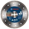 image:imageBOSCH DBT0501 5 in Turbo Rim Diamond Blade  Fast Precise Cuts  Concrete Brick Stone  Standard Angle Grinders7 DIAMETER