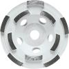 image:imageBOSCH DCDR0402 4 in Double Row Segmented Hubbed Diamond Cup Wheel  Fast Material Removal  Concrete Masonry  Angle Grinders